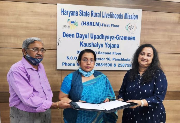 Veddis Foundation renews its partnership with the Haryana State Rural Livelihood Mission for another two years1