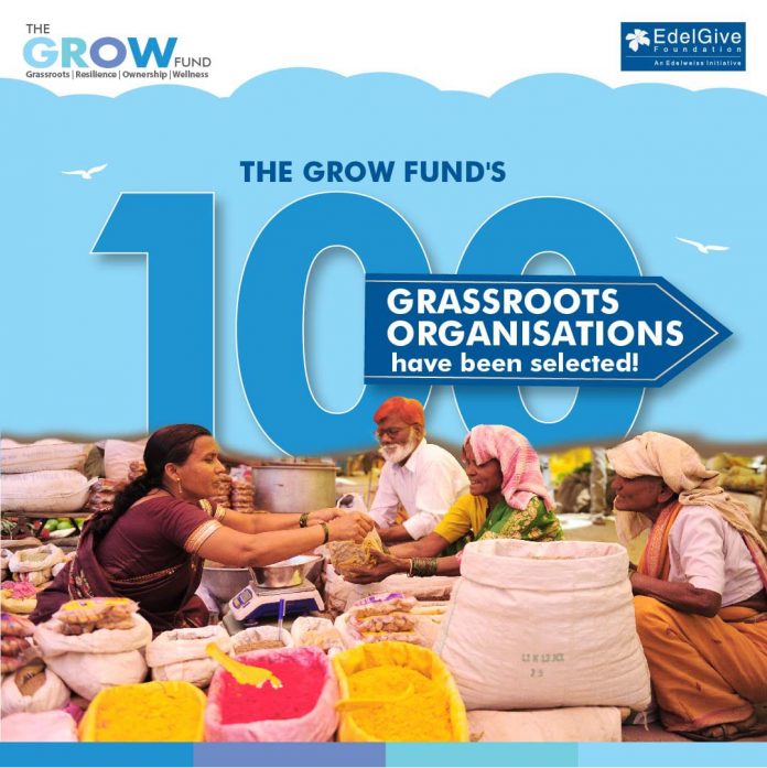 EdelGive Foundation’s GROW Fund announces its cohort of 100 NGO grantees1