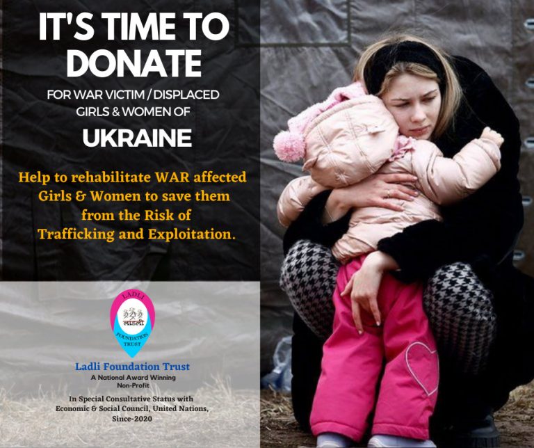 Ladli Foundation Initiates Humanitarian Work for Ukraine War Victim Women