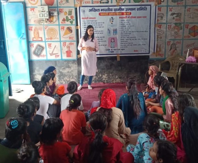 ABGUS with SBI Foundation breaking the taboo around Menstruation on World Menstrual Hygiene Day3
