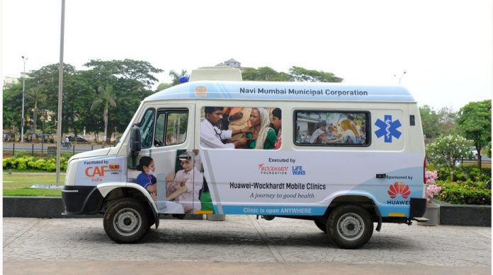 Huawei collaborates with Wockhardt Foundation and Navi Mumbai Municipal Corporation to run Mobile Medical Clinic Van3
