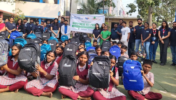 Aahwahan Foundation Launches Happiness Kit Programme in Hyderabad to Support 10,000+ Underprivileged Students Across India