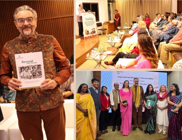 Sightsavers India Launches ‘Looms & Lenses’, a National Programme to Protect Weavers’ Vision and Livelihoods